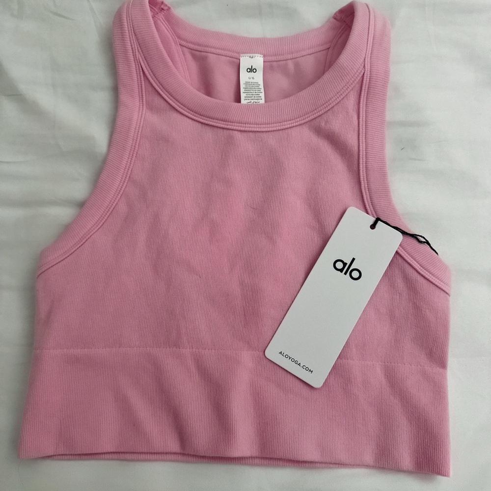 ALO Yoga Light Pink Tank Top